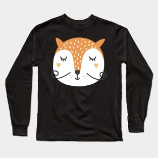 Sleeping Fox Long Sleeve T-Shirt